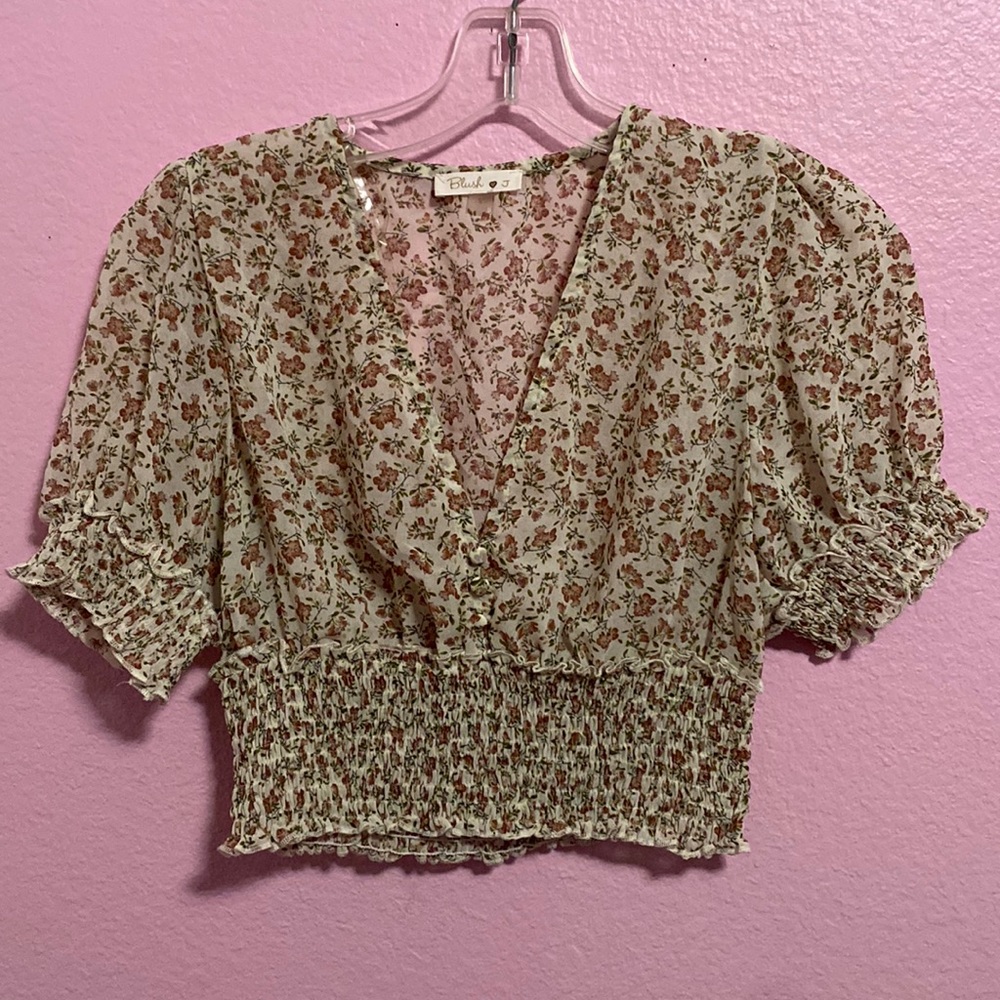 Floral Blouse Top